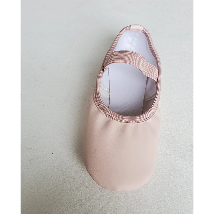 Good quality factory directly PU black pink brown high dance dancing ballet shoes