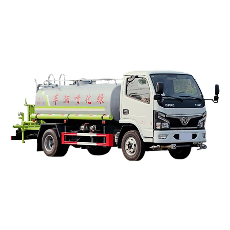 Dongfeng 5 м3 ручной 4x4 дизельное топливо Автоцистерна для воды новое состояние спринклер грузовик объем бака 5000л включены компоненты сердечника