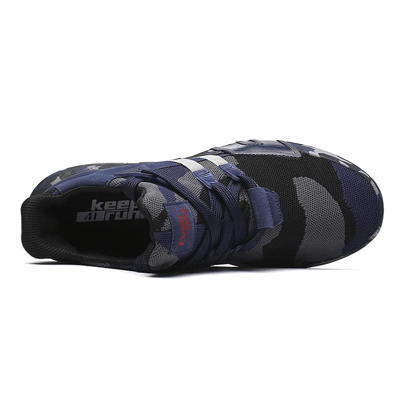 Оптовая продажа, низкий минимальный объем заказа, OEM Вязаная дышащая Спортивная обувь для бега для мужчин