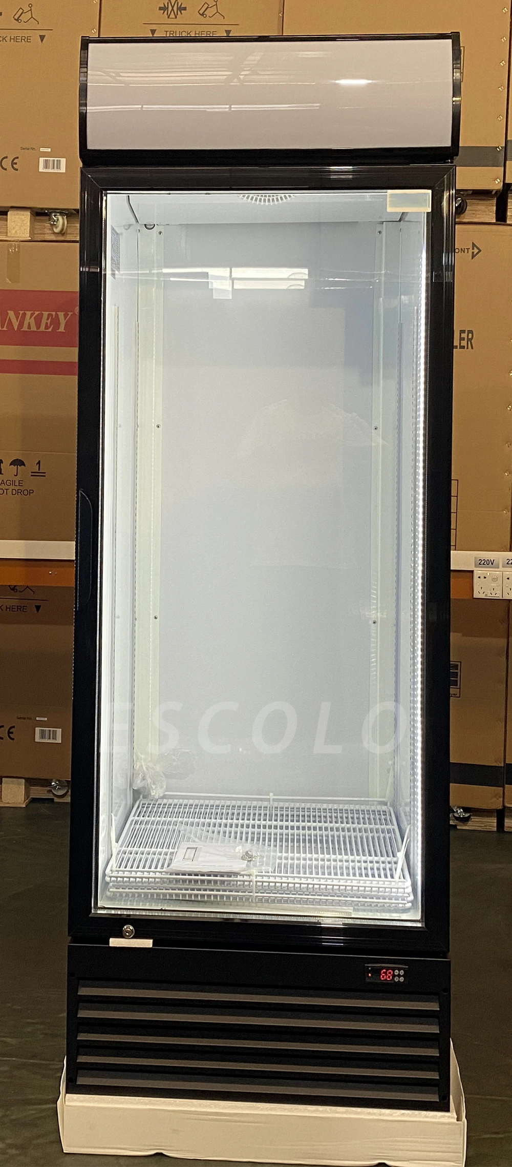 Glass Door Upright Beverage Chiller/cooler/refrigerator