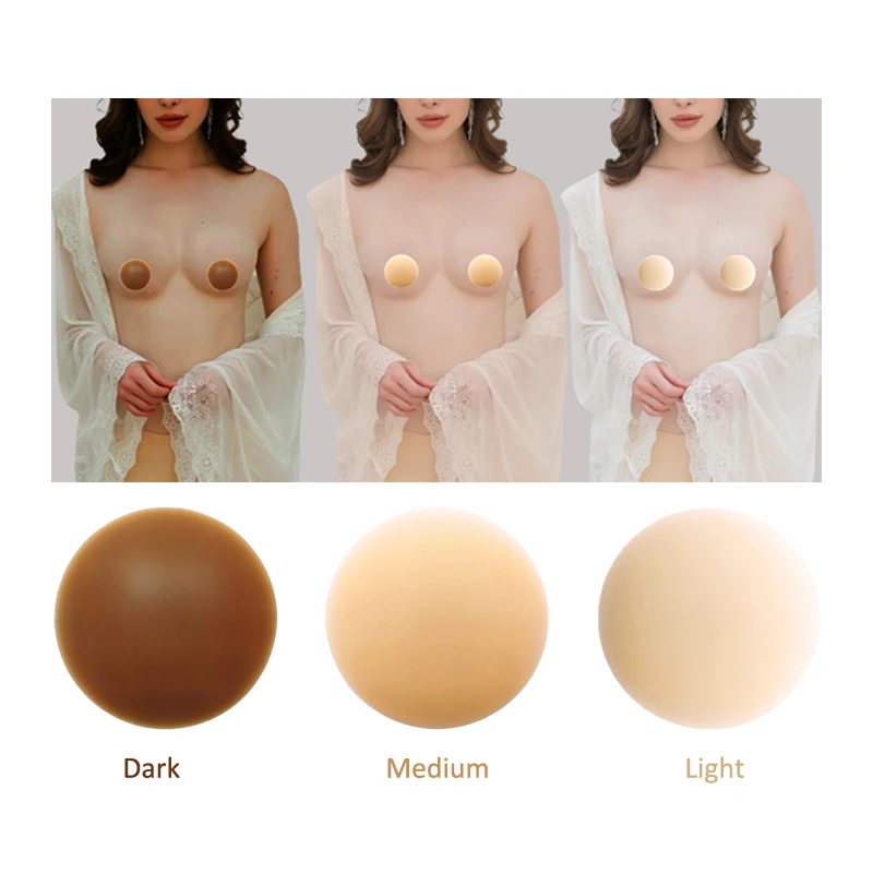 Wholesale Pasties Cover Breast Bra Adhesive Reusable Silicone Nipple Pad
