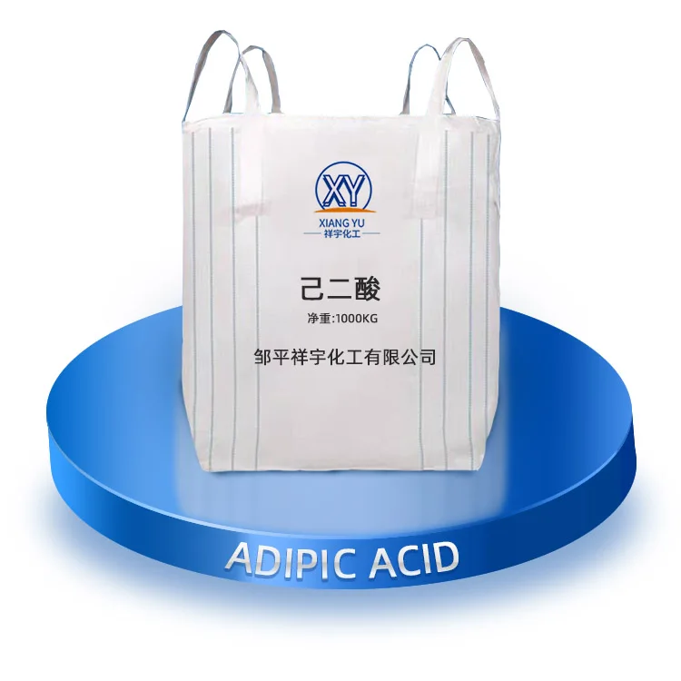 Hot Sale Slightly Soluble In Water High Purity White Crystal Adipic Acid price Cas124-04-9