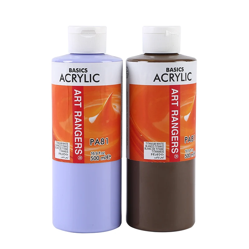 Art rangers 500 ml acrylic paint, single bottle ,OEM ONLY for artist painting