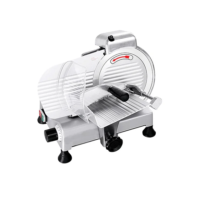 8/10/12Inch 200/250/300mm Semi Auto Commercial Meat Slicer Frozen Meat Cutting Machine