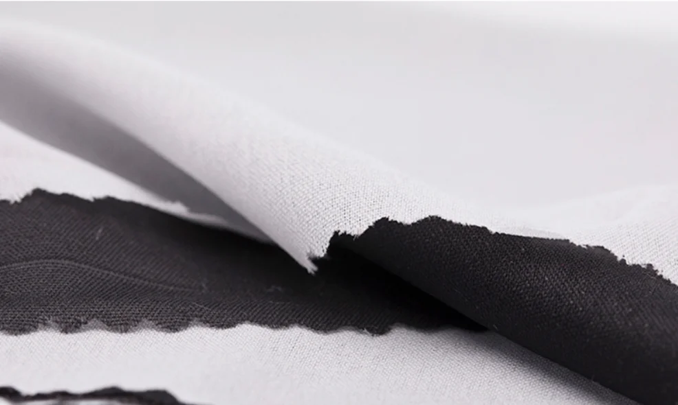 waterjet Interlining 100% polyester PA/PES coating with Oeko Test report