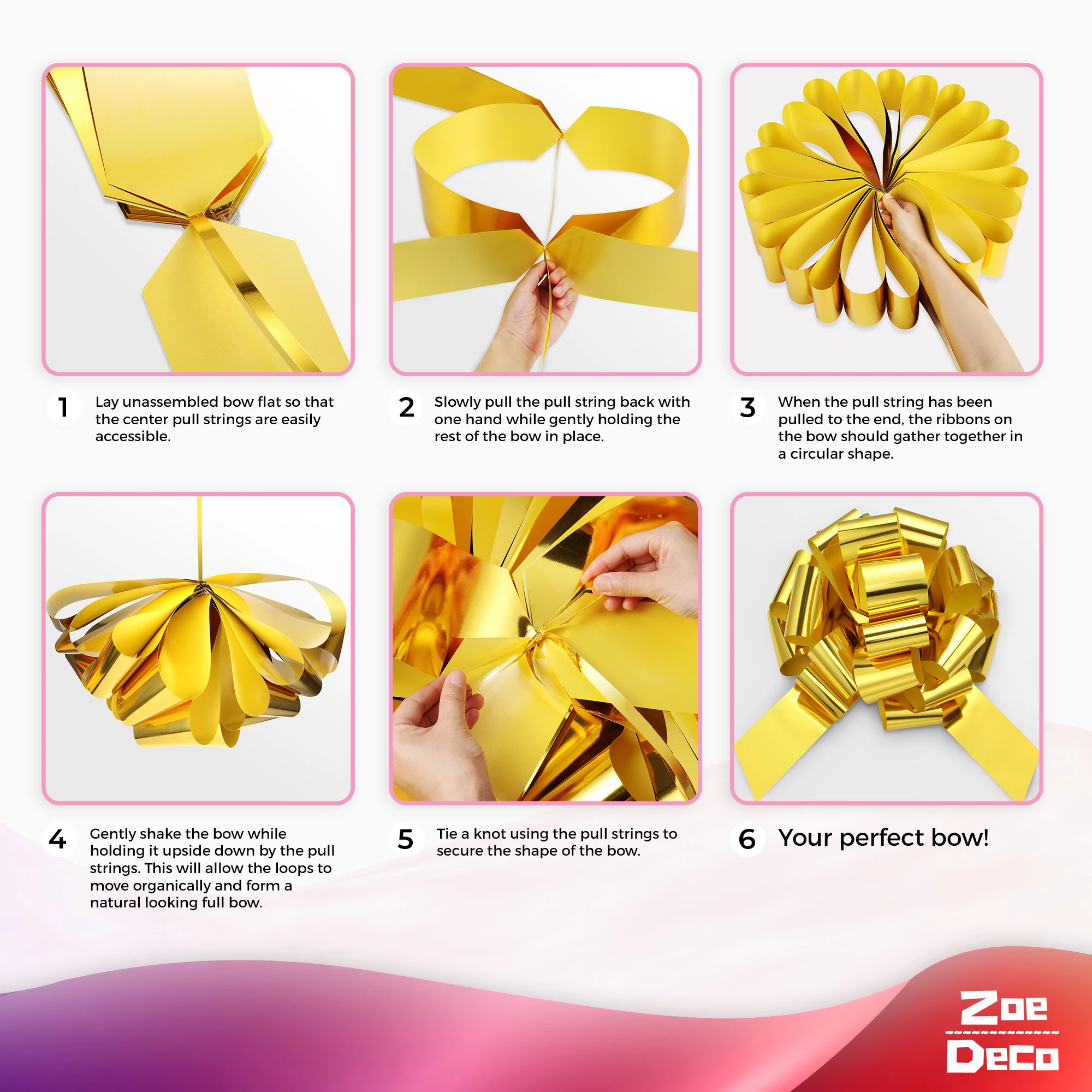Factory Price Colorful Hand Pull Flower Festive Decoration Butterfly Pull Flower Gift Box Packaging Wedding Car pull bow