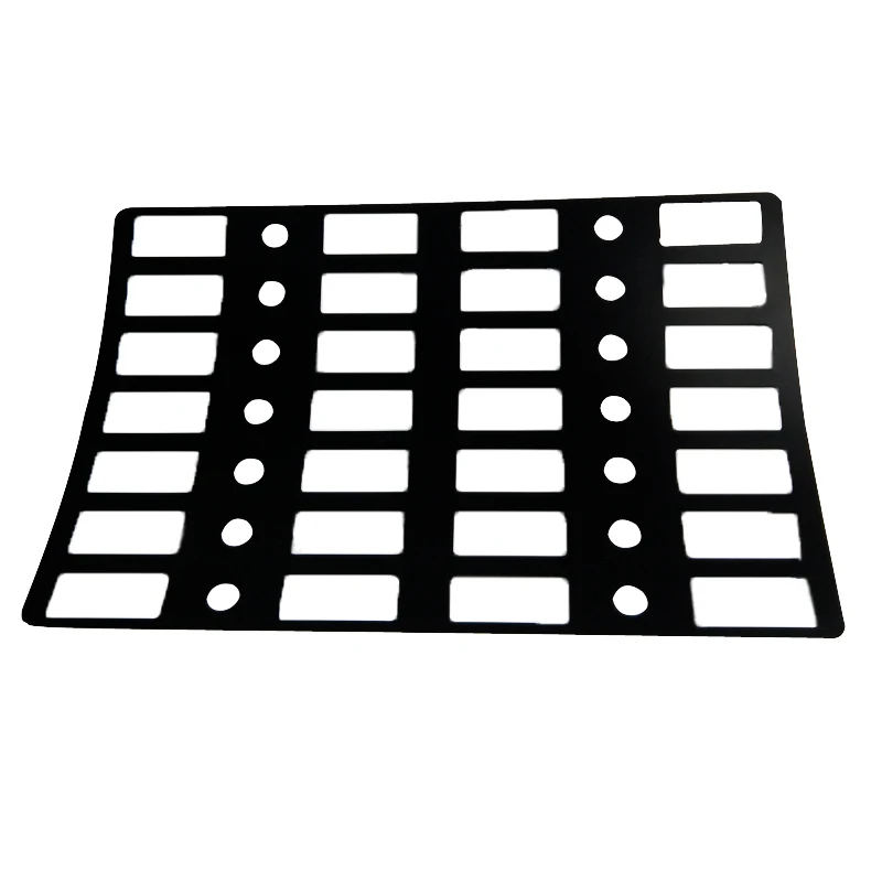 0.25mm insulating sheet PC black Mylar sheet forming and shipping Guangdong processing customization