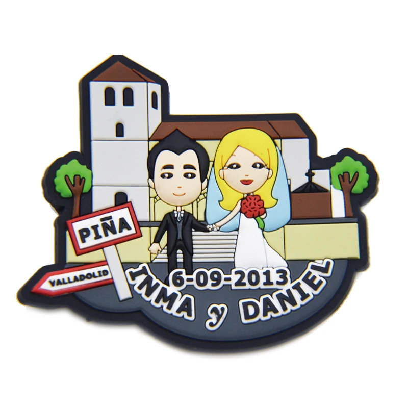 Good Quality Oem Wholesale Favors Gift Wedding Fridge Magnet