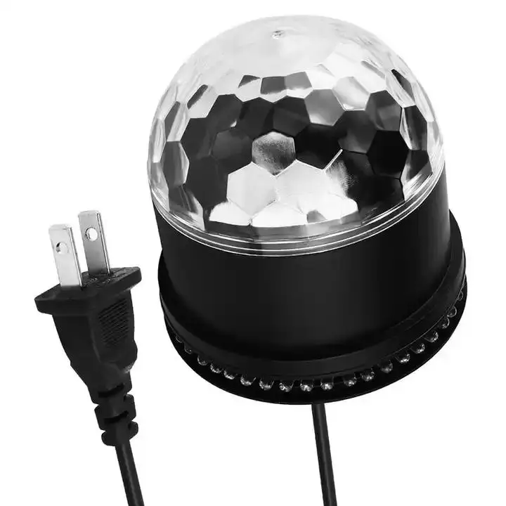 Bluetooth музыкальный светодиодный хрустальный Волшебный шар 9-цветный сценический DJ Light KTV голосовой пульт дистанционного управления Диско