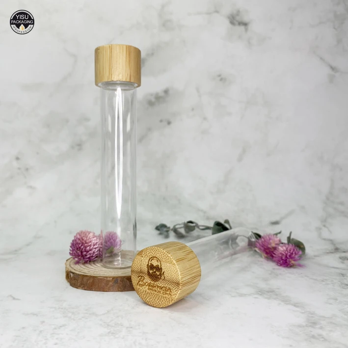 Laboratory Air Tight Leakproof Round Flat Bottom Sample Bottle Borosilicate Glass Test Tube