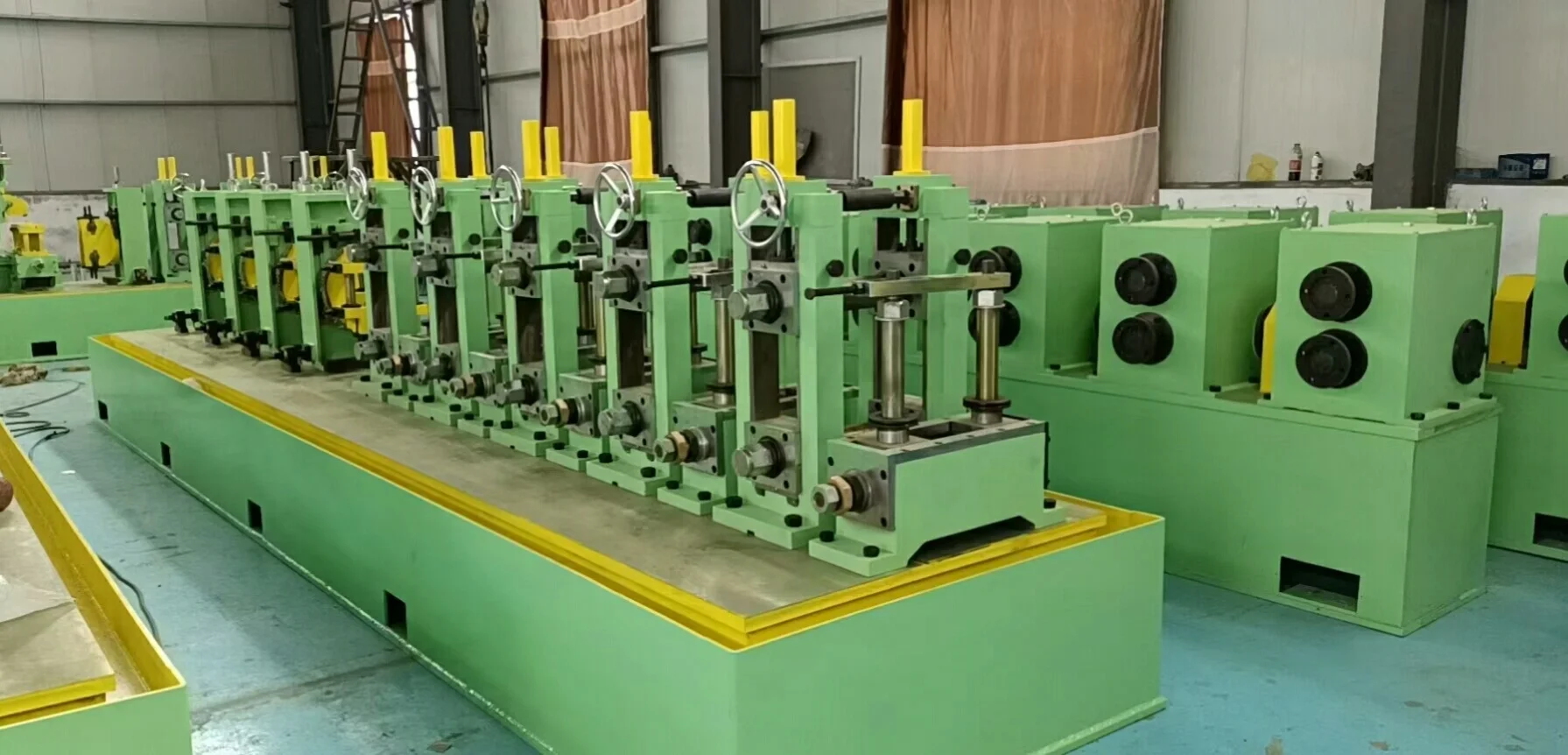Pipe making machinery for Oil & Natural gas pipe with cold saw