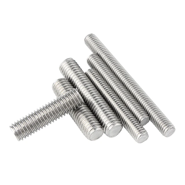 China manufacturing Various specifications M6 to M30 aisi 304 Stainless Steel Stud Bolts and nuts
