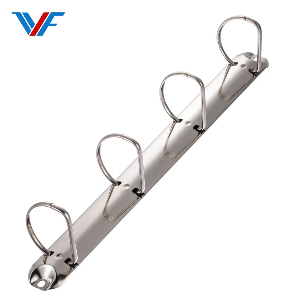 High Quality Metal A4 Size D shape 4 Ring Binder Mechanism For File Folder