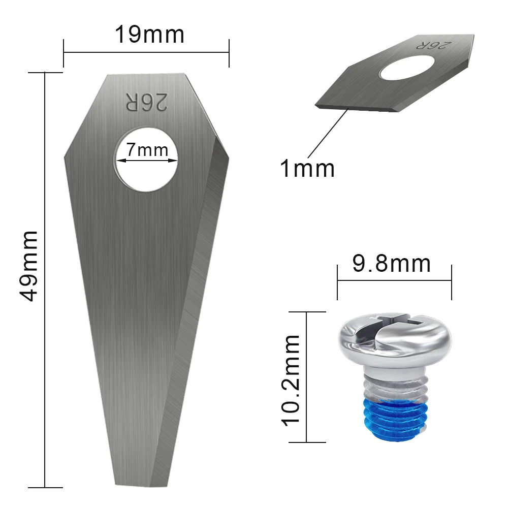 Titanium Coating Stainless Steel Blade Robotic Lawn Mower for Indego Bosch