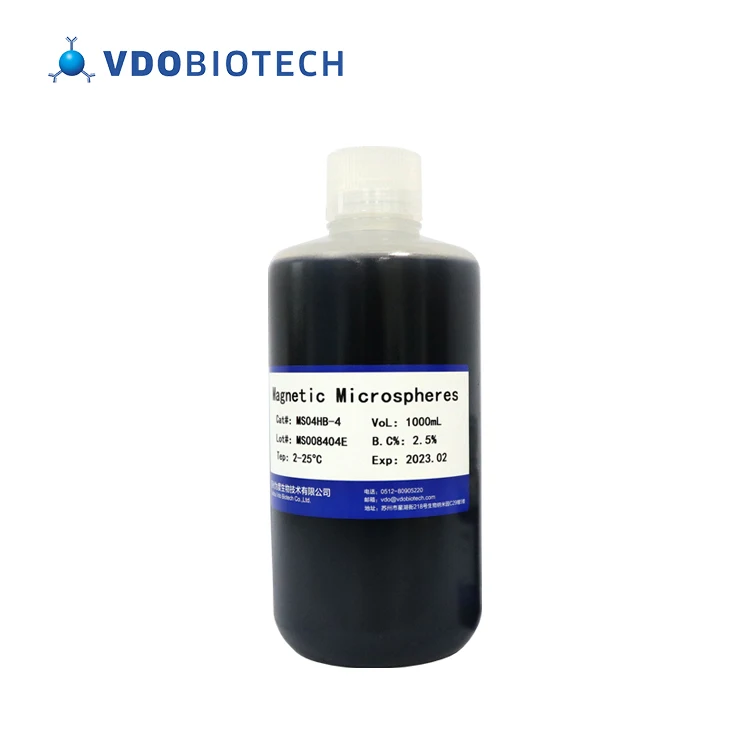 Magnetic Bead Particles Magnetic Nano Microspheres Nucleic Acid Extraction Kits RNA Isolation DNA Purification