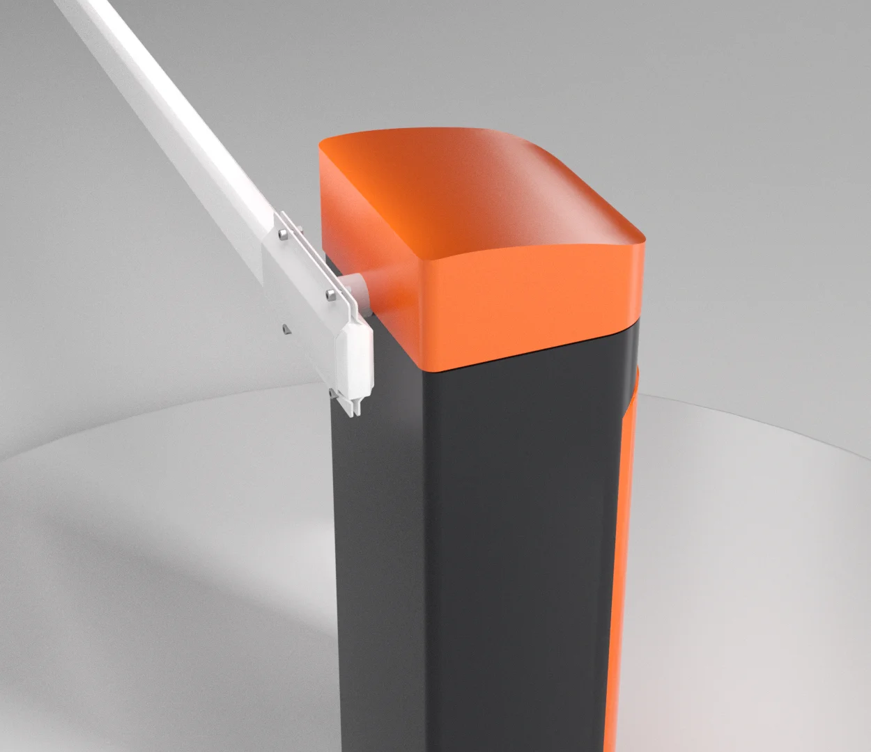 Heavy Duty Car Park Security Automated Electronic Arm Barrier Gate For Toll Parking Lot