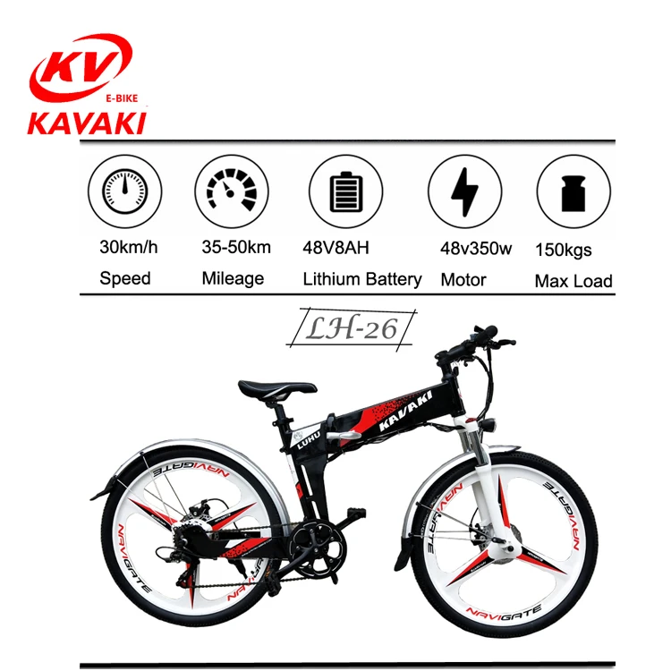 
Folding Bike belt drive 21 Speed Lithium Battery Electric Bicycle For Adult 26 inch Mountain ebike 48v 250w motorcycle e bike 
