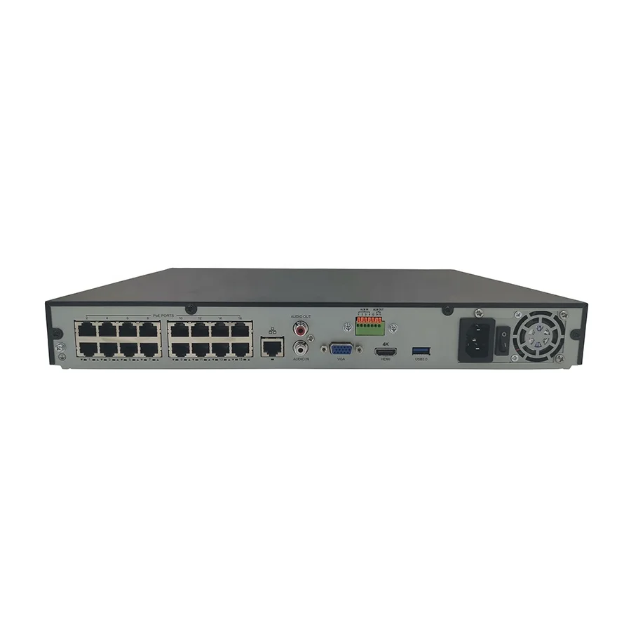 H.265 16CH 8MP(4K) Встроенный PoE