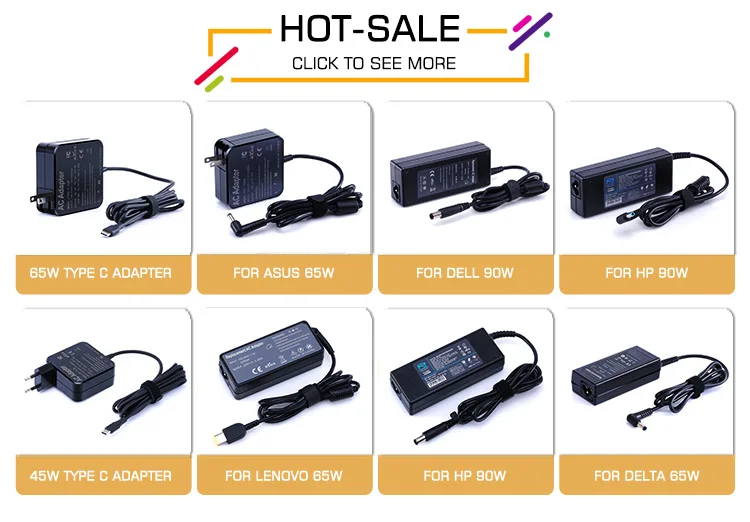 Laptop Charger Manufacturer 90W 19.5V 4.62A Universal Charger Laptop AC Adapter For Dell