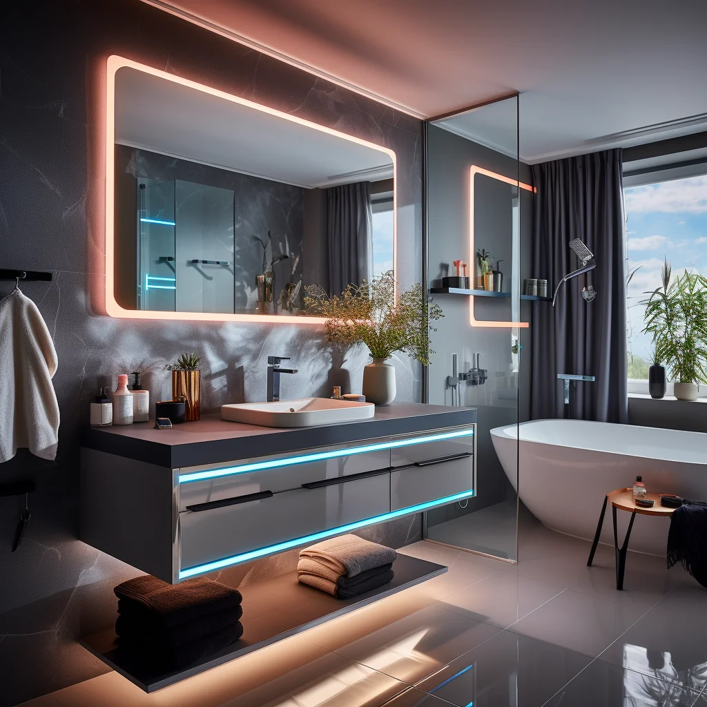 High Quality Modern Wall Mounted Double Vanity Sink Bathroom Cabinet With Stainless Steel Hinge Bathroom Cabinet Vanity