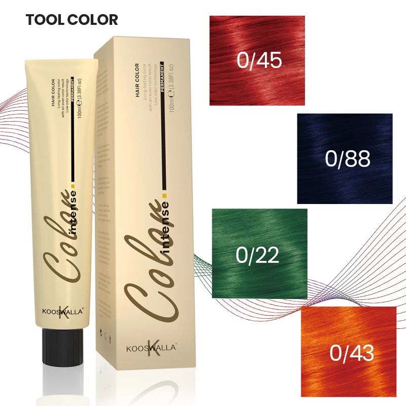 Wholesale Professional Low Ammonia And Ppd Free Organic Natural Hair Color Dye Cream Set For Gray Hair