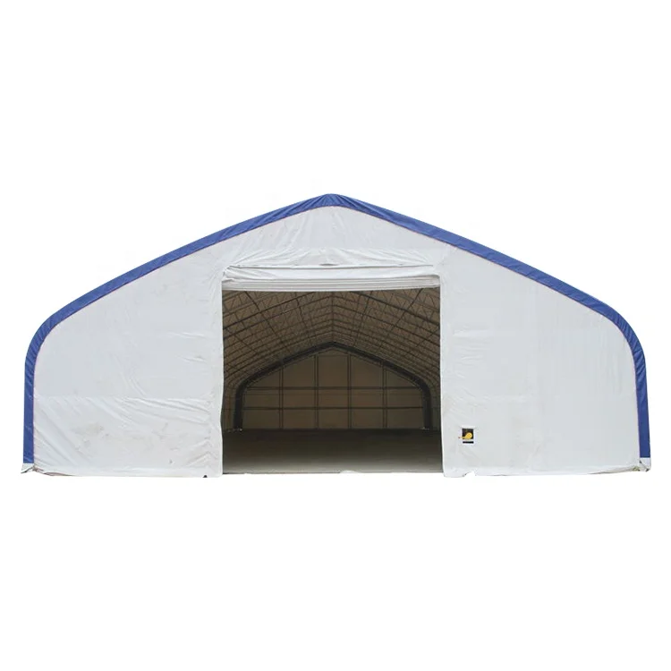 Heavy Duty Large Storage Tent Strong Metal Frame PVC Fabric Storage Building With Model 7010028DP