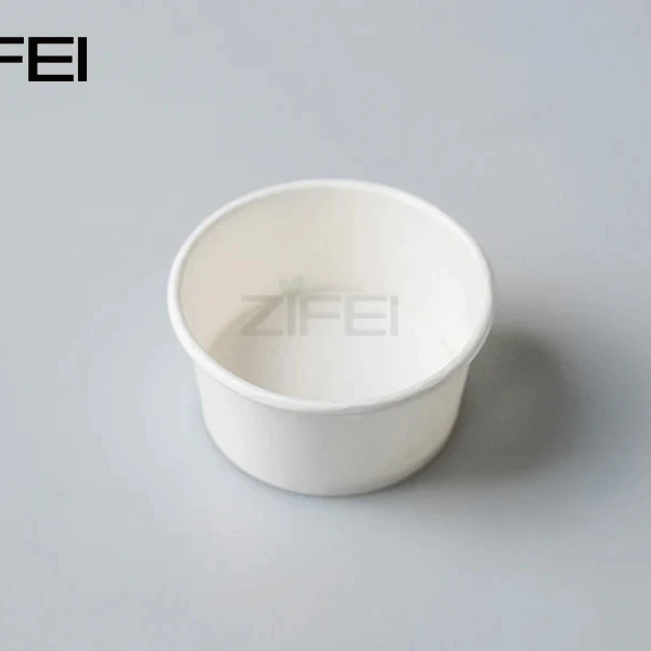 ZIFEI 1.5oz 2oz 3oz 4oz wholesale custom printed personal logo mini ice cream paper carton cups with lids