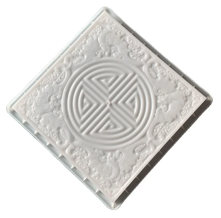 Construction engineering pavement pattern concrete floor tile mold making cement concrete paving brick plastic mold