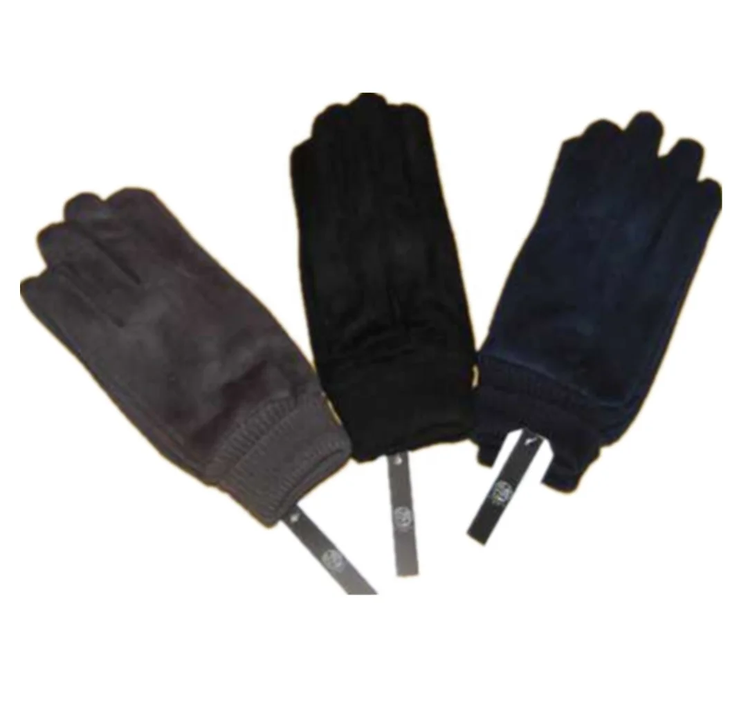 Winter Soft Warm Men and Women Suede Gloves Full Finger  Outdoor  Protective Gloves