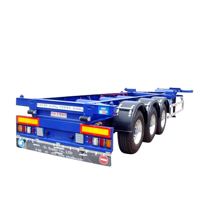 USA , New zealand DOT, ADR STANDARD   45ft container flatdeck trailer