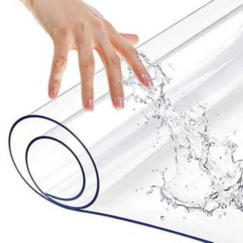 High Transparency Oil-Proof Ideal for Protective Table Covers and Craft Projects Waterproof Super Clear PVC Film Roll