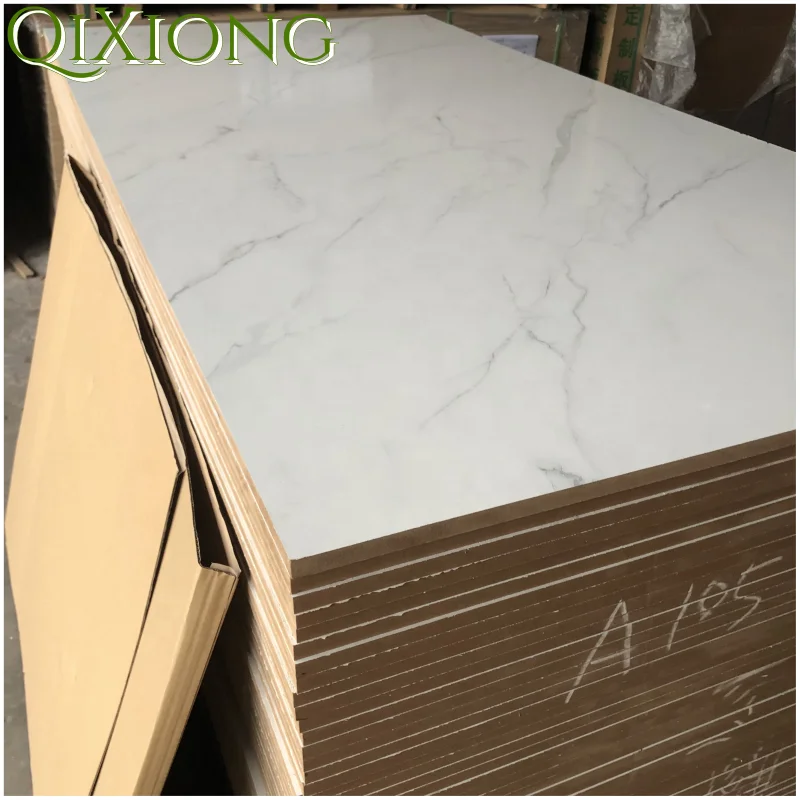 QIXIONG 2023 Hot sale furniture grade plain particle board white melamine particle board chipboard manufactures