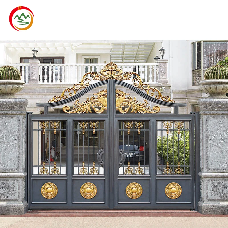 Factory Supply Environmentally Friendly Self-Built Compound Gate Modern New House Gate Designs Door Latest