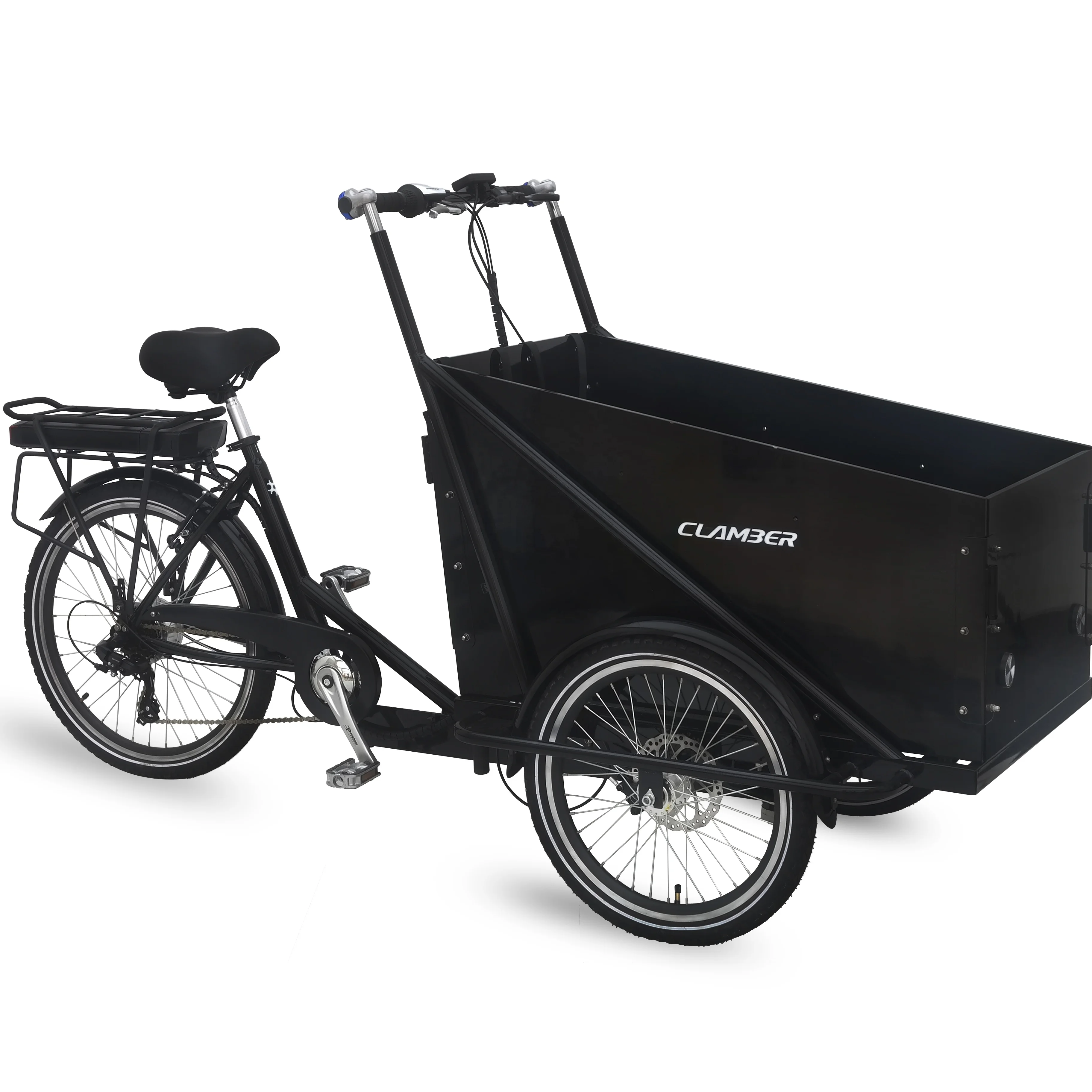 Electric tricycle with middle motor UB9036E