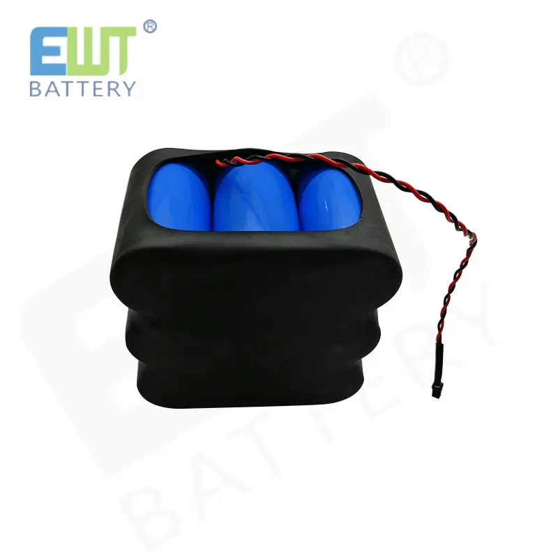 Non Rechargeable Lisocl2 Battery Pack ER34615 9P1S 3.6V 19AH Lithium Battery Ewt Made