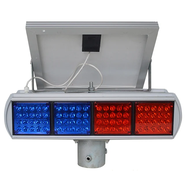 LED Double Side Signal Blinker Lights Manufacturers Traffic Solar Warning Light