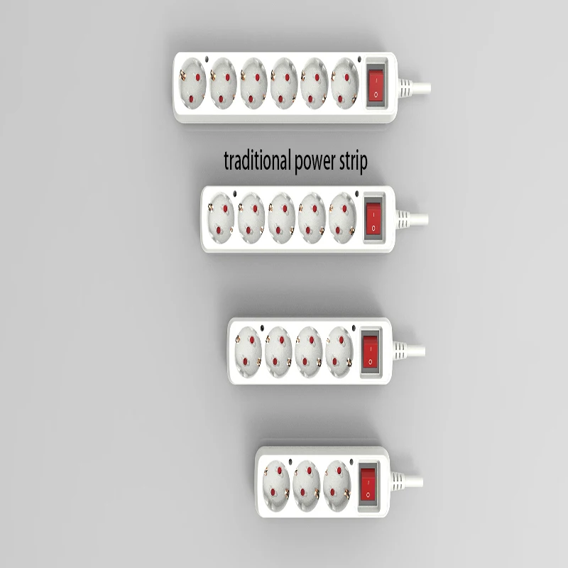 2023 TOP sales  3-6 outlet 300 joules surge protector power strip 15A 240V Switched with circuit breaker surge protect