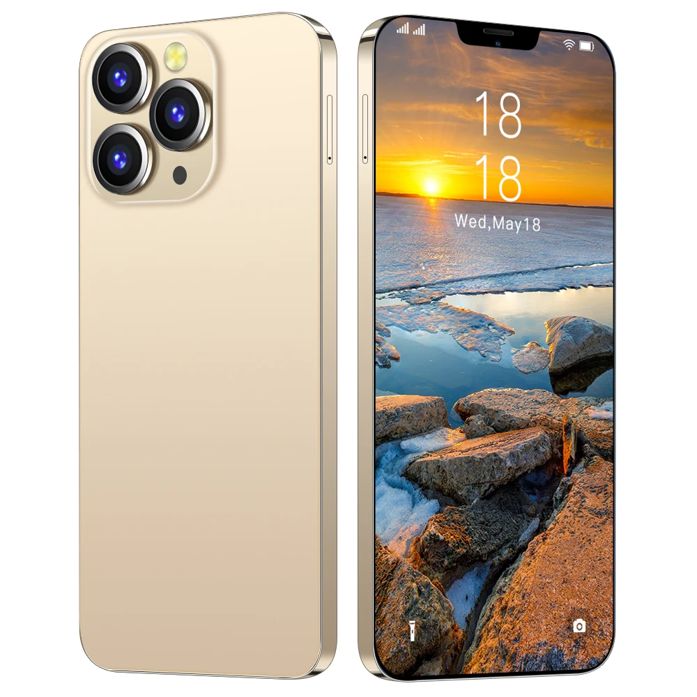 Hot Selling Phone13 PRO MAX Original 16GB+512GB 6.7 Inch full Display Android 11.0 Mobile Phone Cell Gaming Phone Smartphone 5G