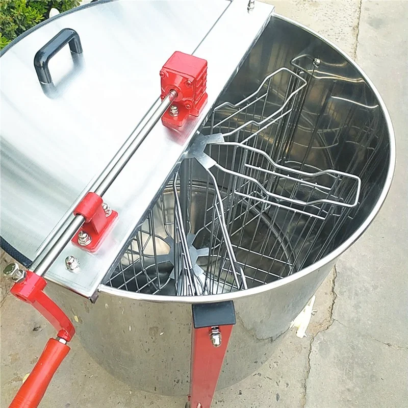 Manual 6 Frame Honey Extractor for Bee Farm, Beekeeper