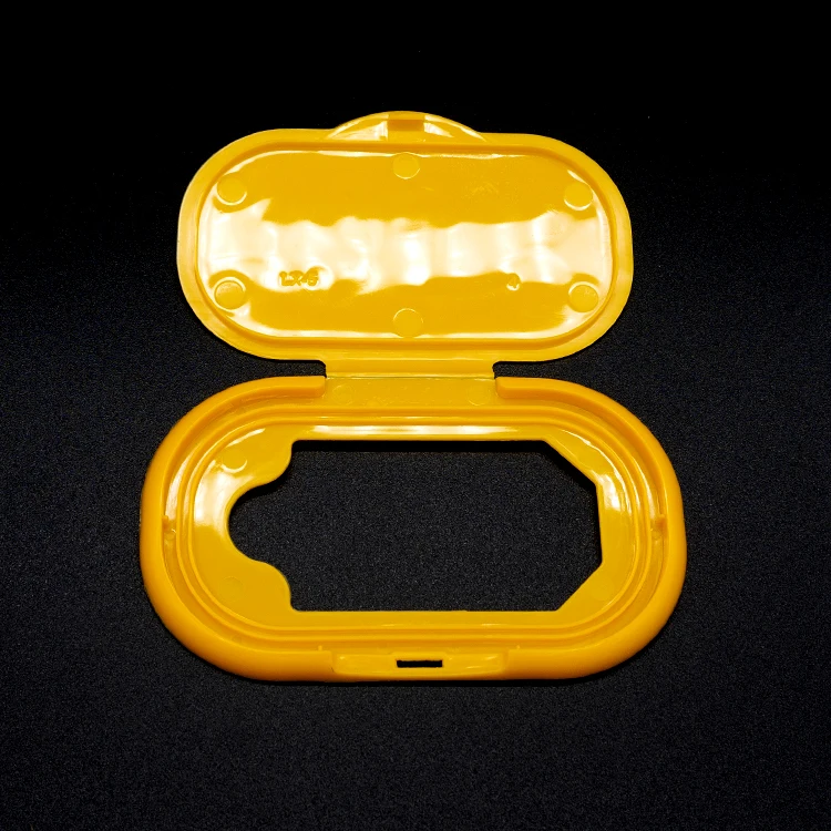 Pp Plastic Flip Wet Tissue Cover Makeup Remover Wipes Lid