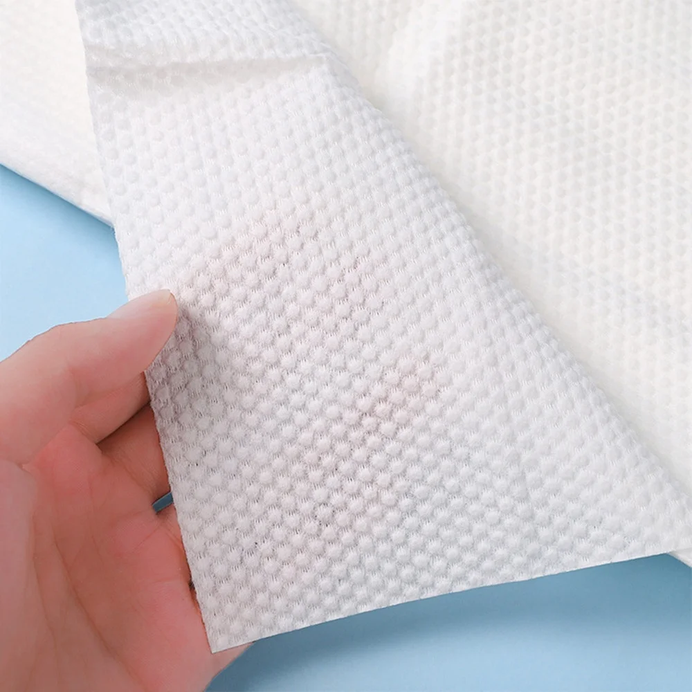 Quick-Dry Soft Disposable Face Towel Nonwoven Technics Cotton Tissues for Beauty Treatment and Hairdressing