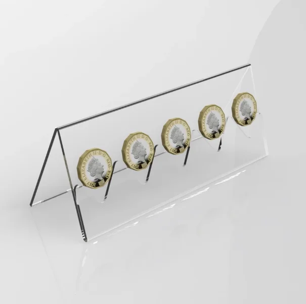 Маленький держатель для медали из оргстекла подставка демонстрации акриловая монет