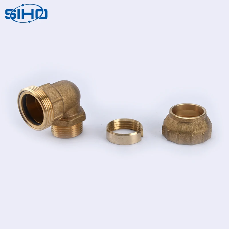 Factory direct sale elbow straight HDPE PE compression fitting