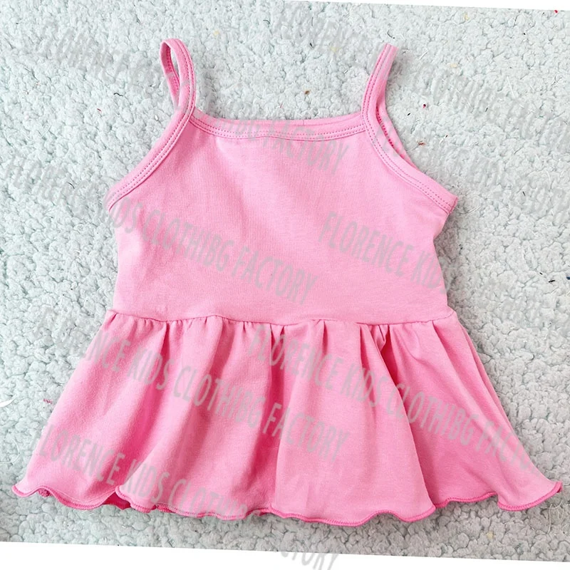 DH OEM juegos para ninos pequenos hot sale comfortable solid color girl clothing sets summer 13 years