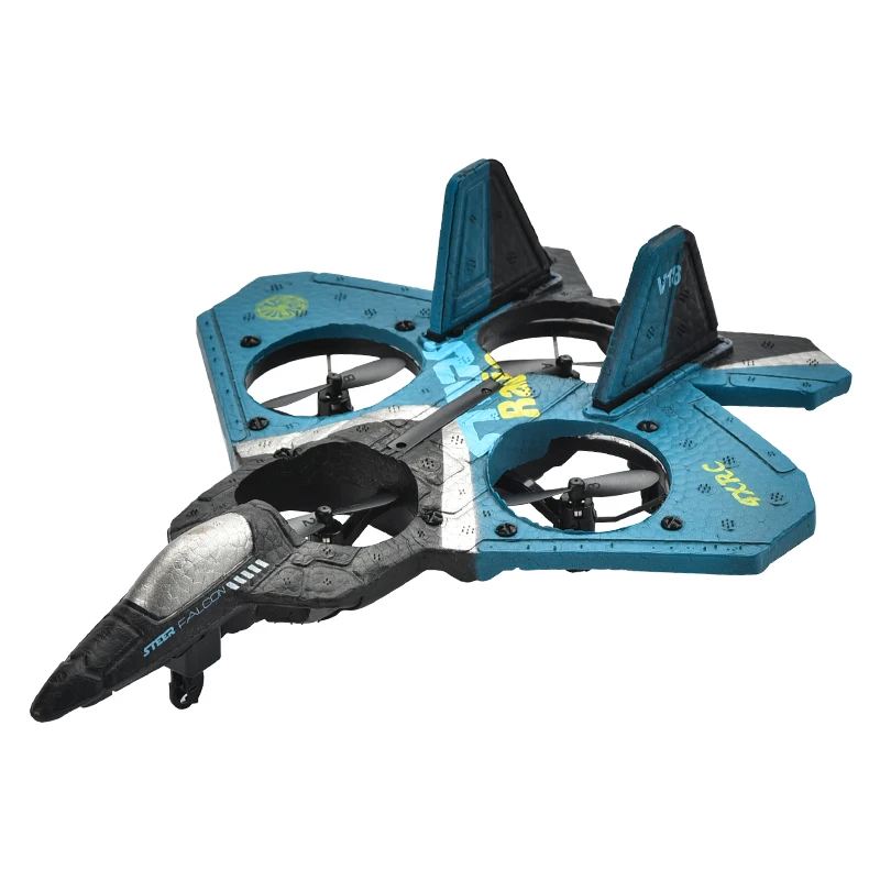 2.4G 360 Degree Stunt Rotation Remote Control Airplane Toy 4CH Gravity Sensing RC Aircraft with Battery Pack Included