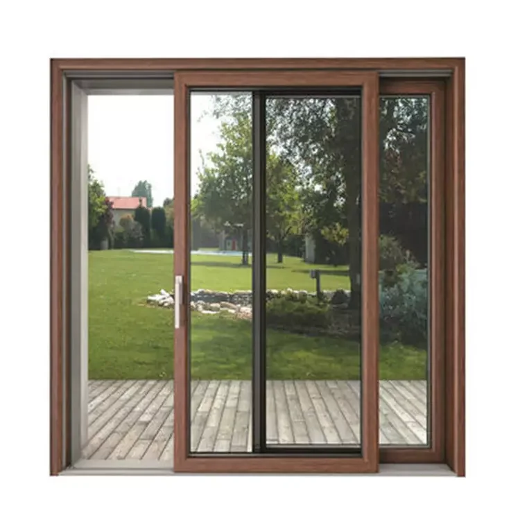 Factory hot sale  Balcony Upvc Sliding window upvc sliding doors