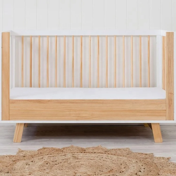 Bed room furniture bedroom set Best sell design wooden baby crib