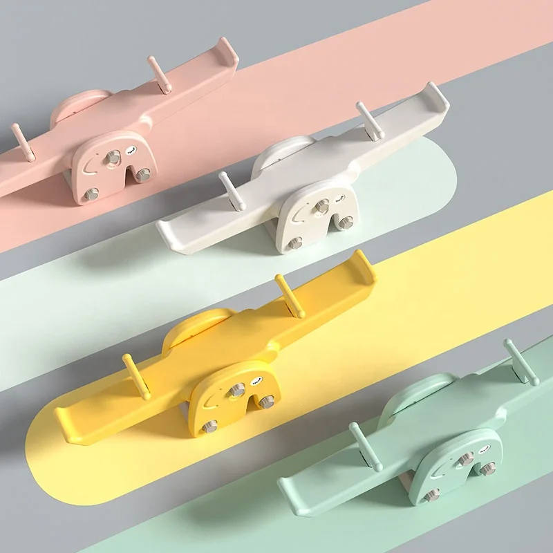 plastic baby children indoor playground spinning seesaw seat for kindergarten use balance board
