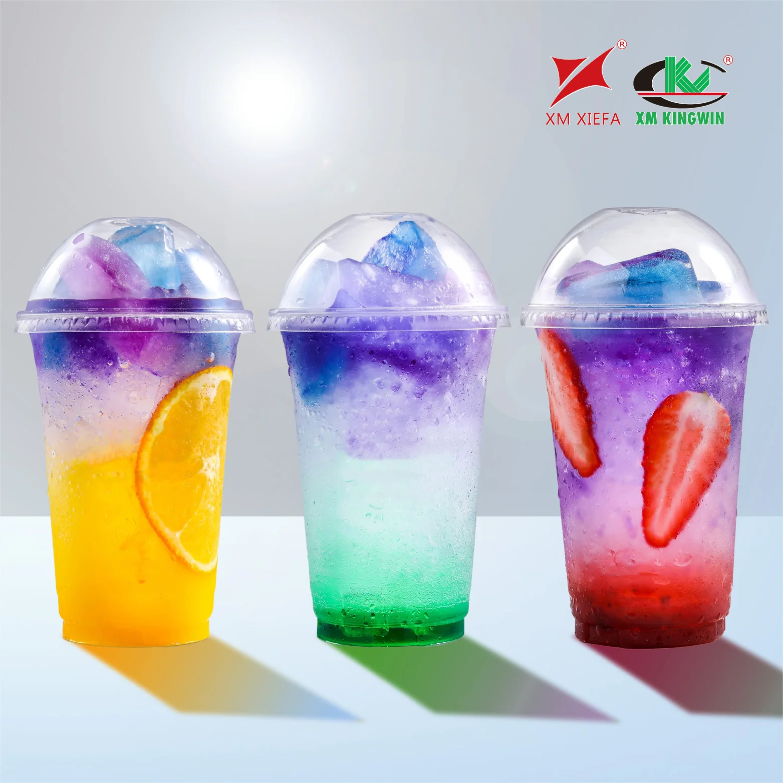 Wholesale Customizable Eco-friendly PLA PET Plastic Single Wall Disposable Cup with Lid for Your Needs