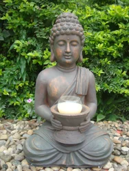 New Style Status Statues Outdoor Shopping Mall Decoration Mgo Buddha Sculpture